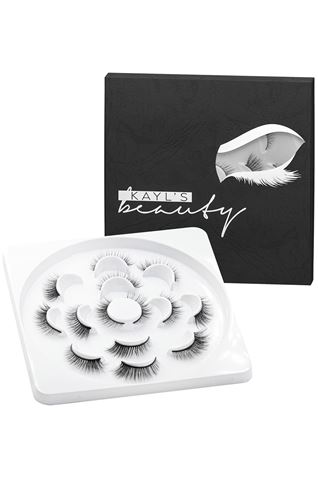 7li Cateye Doğal İpek Takma Kirpik