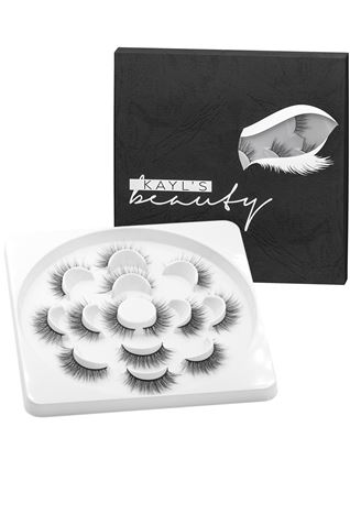 7li Layla Doğal İpek Takma Kirpik